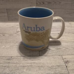 Starbucks ARUBA Global Collectors Series 16 oz Coffee Mug Cup 2016